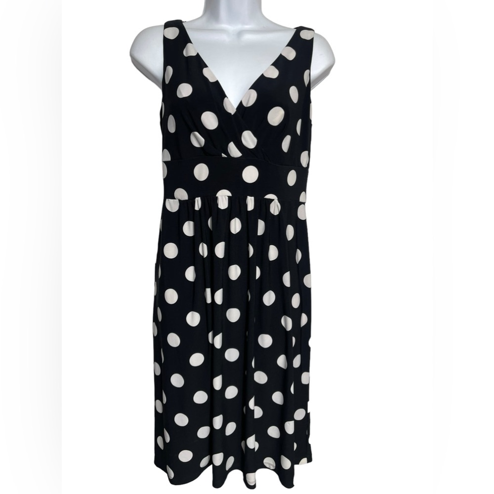 Chaps size small super cute polka dot summer‎ dress